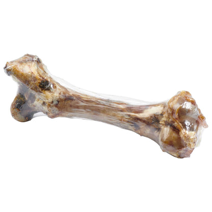 Giant dog bone grass-fed beef femur for large dogs with meaty flavor and dental benefits