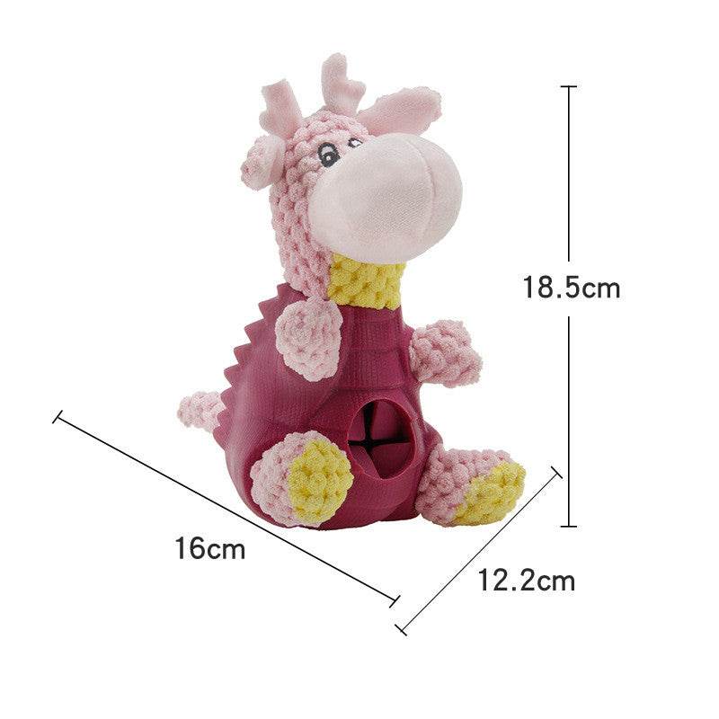 Bite-resistant pet toys shaped like puppy, hedgehog, Ryoma, and yellow duckling to help pets remove bad breath