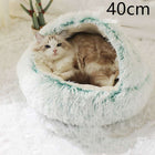 2 In 1 Dog And Cat Bed Pet Winter Bed Round Plush Warm Bed House Soft Long Plush Pets Bed Pet Products cs06jp-nn.myshopify.com