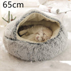2 In 1 Dog And Cat Bed Pet Winter Bed Round Plush Warm Bed House Soft Long Plush Pets Bed Pet Products cs06jp-nn.myshopify.com
