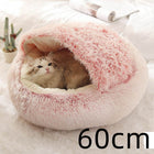 2 In 1 Dog And Cat Bed Pet Winter Bed Round Plush Warm Bed House Soft Long Plush Pets Bed Pet Products cs06jp-nn.myshopify.com