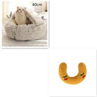 2 In 1 Dog And Cat Bed Pet Winter Bed Round Plush Warm Bed House Soft Long Plush Pets Bed Pet Products cs06jp-nn.myshopify.com