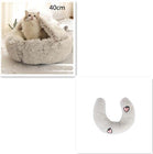 2 In 1 Dog And Cat Bed Pet Winter Bed Round Plush Warm Bed House Soft Long Plush Pets Bed Pet Products cs06jp-nn.myshopify.com