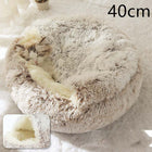 2 In 1 Dog And Cat Bed Pet Winter Bed Round Plush Warm Bed House Soft Long Plush Pets Bed Pet Products cs06jp-nn.myshopify.com