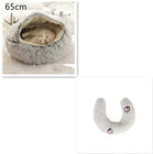 2 In 1 Dog And Cat Bed Pet Winter Bed Round Plush Warm Bed House Soft Long Plush Pets Bed Pet Products cs06jp-nn.myshopify.com