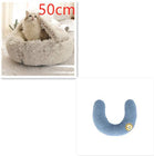 2 In 1 Dog And Cat Bed Pet Winter Bed Round Plush Warm Bed House Soft Long Plush Pets Bed Pet Products cs06jp-nn.myshopify.com