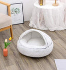2 In 1 Dog And Cat Bed Pet Winter Bed Round Plush Warm Bed House Soft Long Plush Pets Bed Pet Products cs06jp-nn.myshopify.com