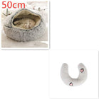 2 In 1 Dog And Cat Bed Pet Winter Bed Round Plush Warm Bed House Soft Long Plush Pets Bed Pet Products cs06jp-nn.myshopify.com