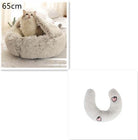 2 In 1 Dog And Cat Bed Pet Winter Bed Round Plush Warm Bed House Soft Long Plush Pets Bed Pet Products cs06jp-nn.myshopify.com