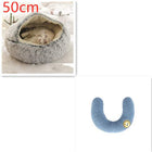 2 In 1 Dog And Cat Bed Pet Winter Bed Round Plush Warm Bed House Soft Long Plush Pets Bed Pet Products cs06jp-nn.myshopify.com