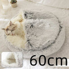 2 In 1 Dog And Cat Bed Pet Winter Bed Round Plush Warm Bed House Soft Long Plush Pets Bed Pet Products cs06jp-nn.myshopify.com