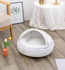 2 In 1 Dog And Cat Bed Pet Winter Bed Round Plush Warm Bed House Soft Long Plush Pets Bed Pet Products cs06jp-nn.myshopify.com