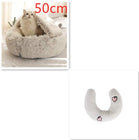 2 In 1 Dog And Cat Bed Pet Winter Bed Round Plush Warm Bed House Soft Long Plush Pets Bed Pet Products cs06jp-nn.myshopify.com