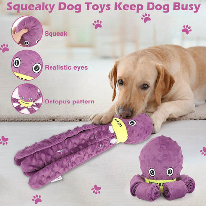 Dog Snuffle Toy Dog Plush Octopus Toys, Dog Puzzle Games Interactive Puppy Toys Chew Toys Slow Feeding Games