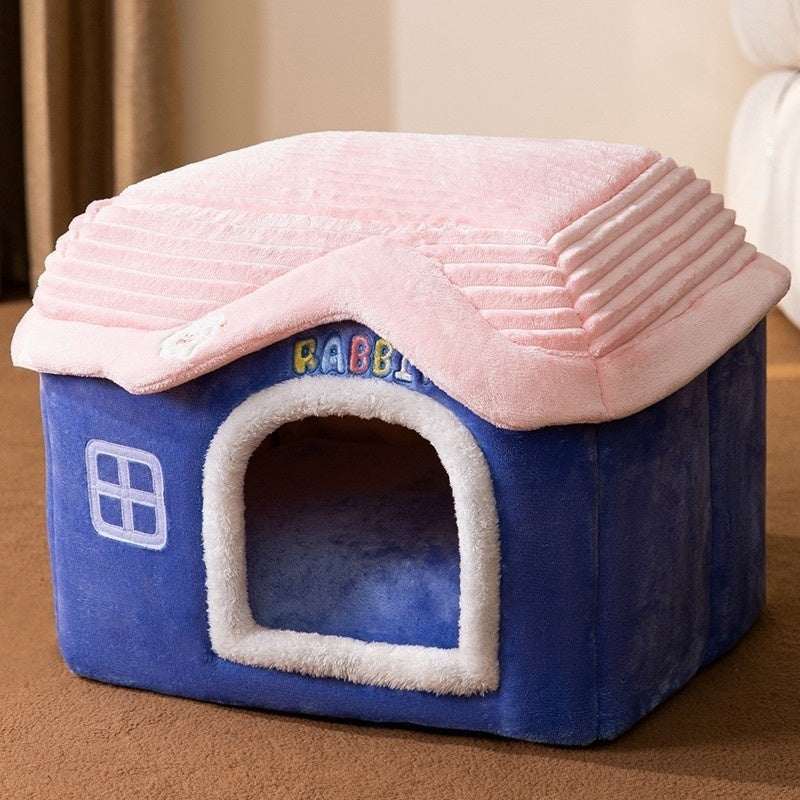 Dog Autumn And Winter Pet Cat Sponge Nest Teddy Closed