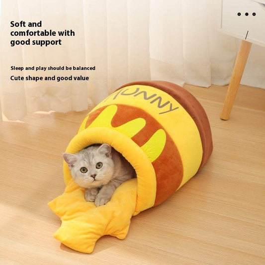Honey Pot Cat Nest Pet Warm House