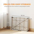 Pee Pad Holder Foldable Dog Litter Box with 3 Disposable Pads, 33.9