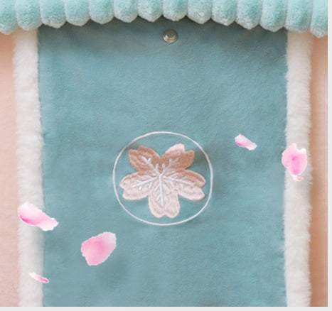 Cat House Removable And Washable Cat Bed Pet Supplies Enclosed Cat House Villa