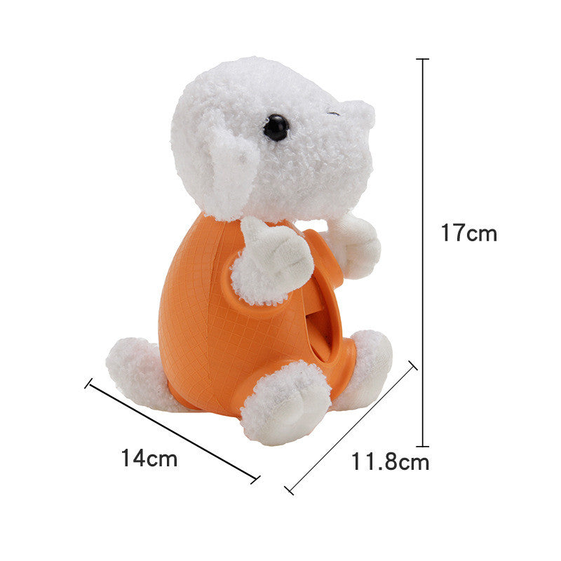 Bite-resistant pet toys shaped like puppy, hedgehog, Ryoma, and yellow duckling designed to help pets remove bad breath