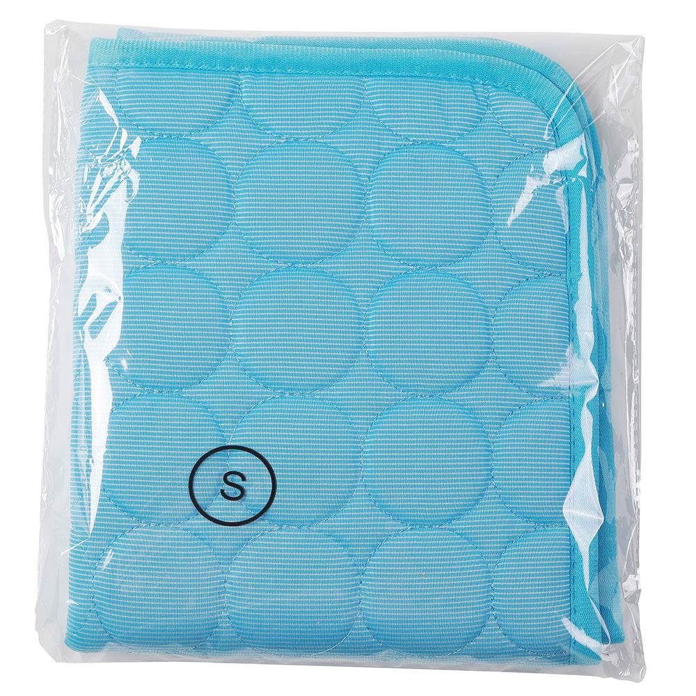 Extra large dog cooling mat with breathable ice silk fabric for summer heat relief in multiple colors and sizes