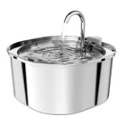 All Stainless Steel Pet Water Dispenser Round Runway Type Large Capacity Dogs And Cats Water Dispenser