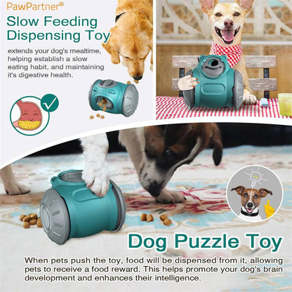 Dog Tumbler Toys Increases Pet IQ Interactive Slow Feeder For Small
