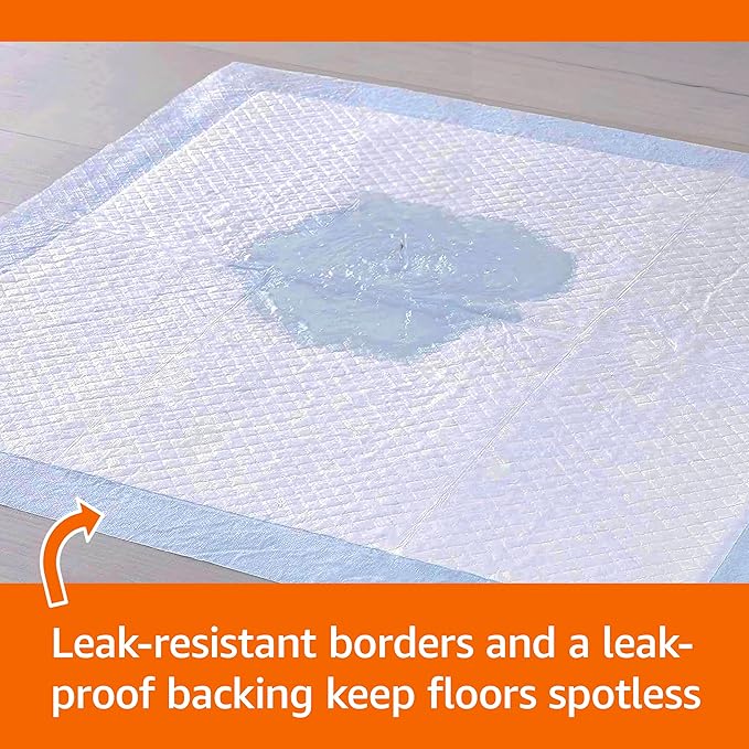 Dog and Puppy Pee Pads, 5-Layer Leak-Proof Supe Absorbent, Quick-Dry Surface
