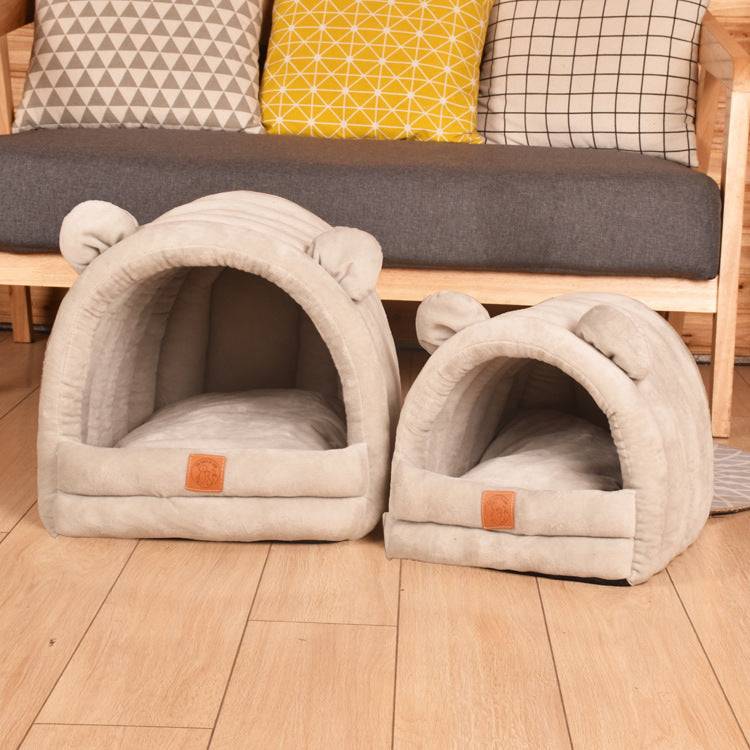 New Winter Warm Villa Small Dog Closed Cat Nest