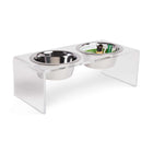 Acrylic Double Feeder - Clear cs06jp-nn.myshopify.com