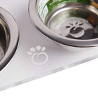 Acrylic Double Feeder - Clear cs06jp-nn.myshopify.com