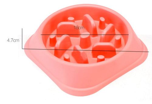 Anti-choke Bowl Plastic Dog Bowl Healthy Feeder cs06jp-nn.myshopify.com