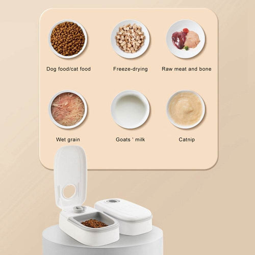 Automatic Pet Feeder Smart Food Dispenser For Cats Dogs Timer cs06jp-nn.myshopify.com