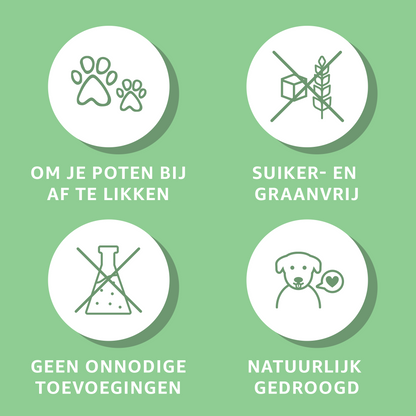 Kip Trainers natuurlijke, laagcalorische, suikervrije kipstrainingstraktaties voor honden