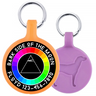Bark Side of the Moon Pink Floyd Ecoplastic Pet ID Tag- Choose from cs06jp-nn.myshopify.com