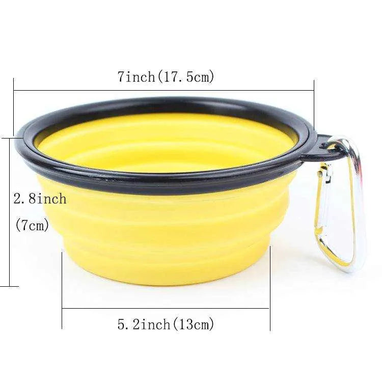 COLLAPSIBLE SILICONE TRAVEL PET BOWL cs06jp-nn.myshopify.com