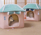 Cat House Removable And Washable Cat Bed Pet Supplies Enclosed Cat House Villa cs06jp-nn.myshopify.com