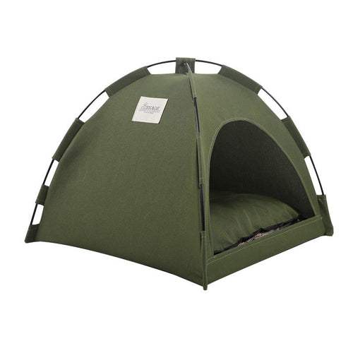 Cat Tent Cooling Mat  Dog House Pet Sofa Camping Dog Bed With Cushion cs06jp-nn.myshopify.com