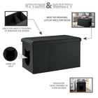 Designer Cat Litter Box Enclosure Hidden Washroom Bench Ottoman cs06jp-nn.myshopify.com