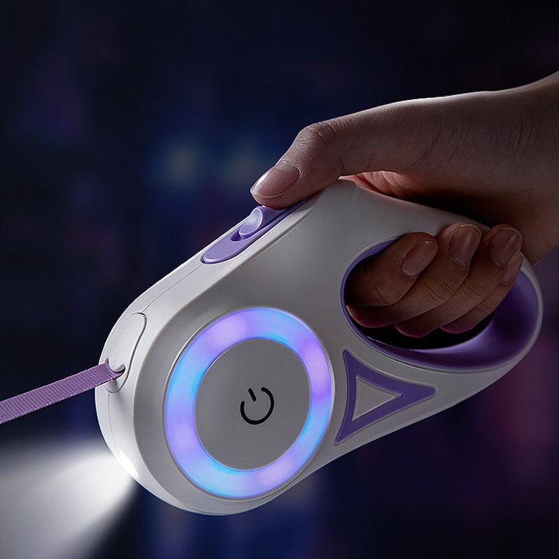 Dog Leash Retractable Leash And Dog Collar Spotlight Automatic Pet Dog cs06jp-nn.myshopify.com