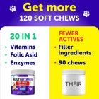 Dog Multivitamin Chewable With Glucosamine 20 In 1 Dog Vitamins And Supplements Senior & Puppy Multivitamin For Dogs Pet Joint Support Health Immunity Mobility Gut Skin 120 Chews cs06jp-nn.myshopify.com