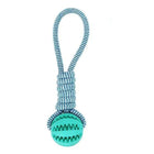 Durable Rubber Ball Chew Toy with Cotton Rope cs06jp-nn.myshopify.com