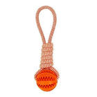 Durable Rubber Ball Chew Toy with Cotton Rope cs06jp-nn.myshopify.com