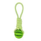 Durable Rubber Ball Chew Toy with Cotton Rope cs06jp-nn.myshopify.com