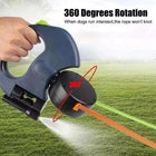 Dual pet leash retractable reflective 360 swivel double dog walking leash with ergonomic handle and built-in night light