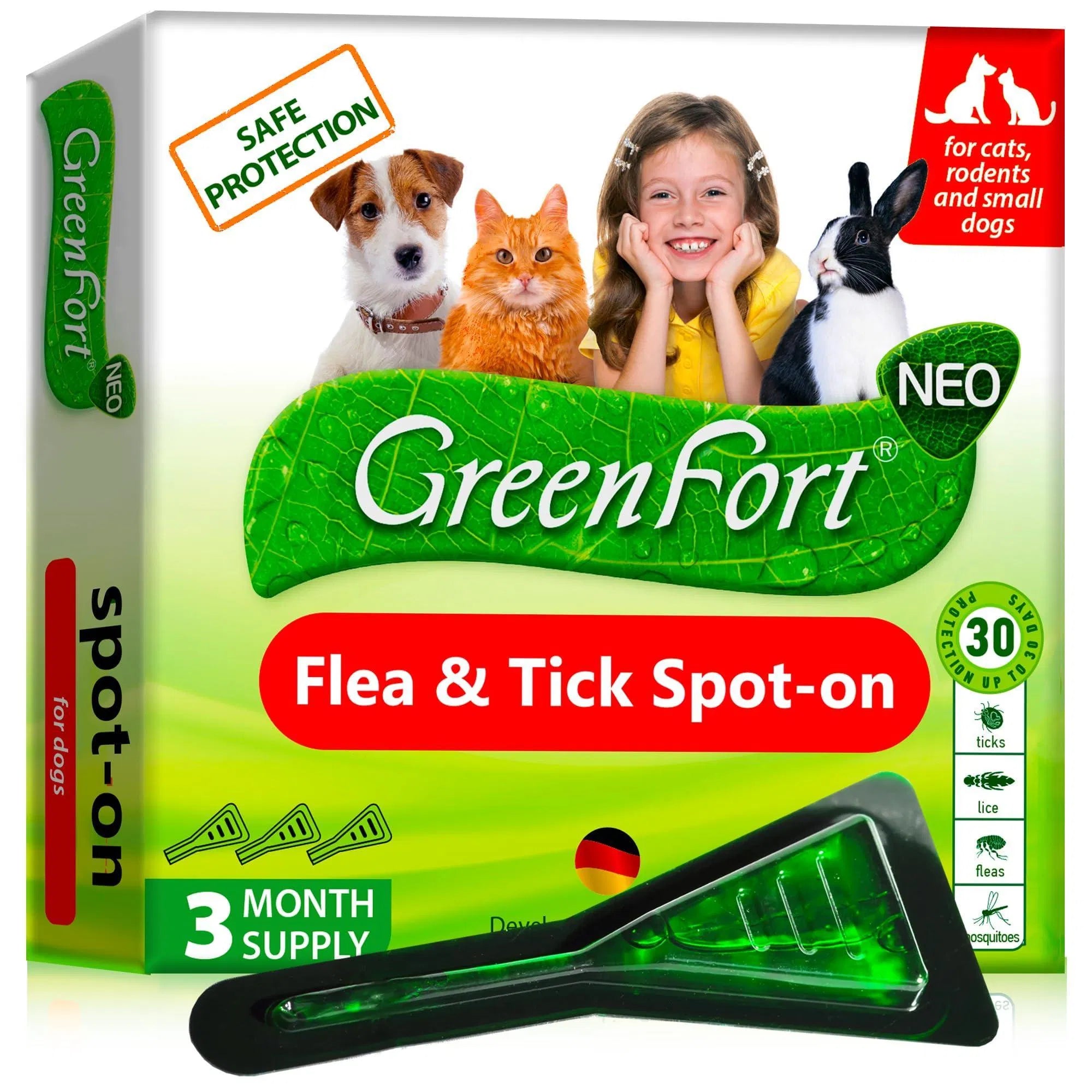 Flea And Tick Prevention For Dogs Cats Rabbits Natural Flea Treatment Home Pest Control Topical Flea Mosquito Repellent For Puppy Kitten 3 Drops For Small And Large Pet cs06jp-nn.myshopify.com