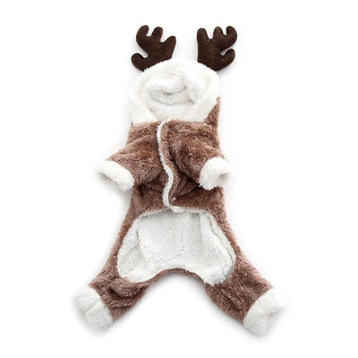 Winter Cat Clothes Warm Fleece Pet