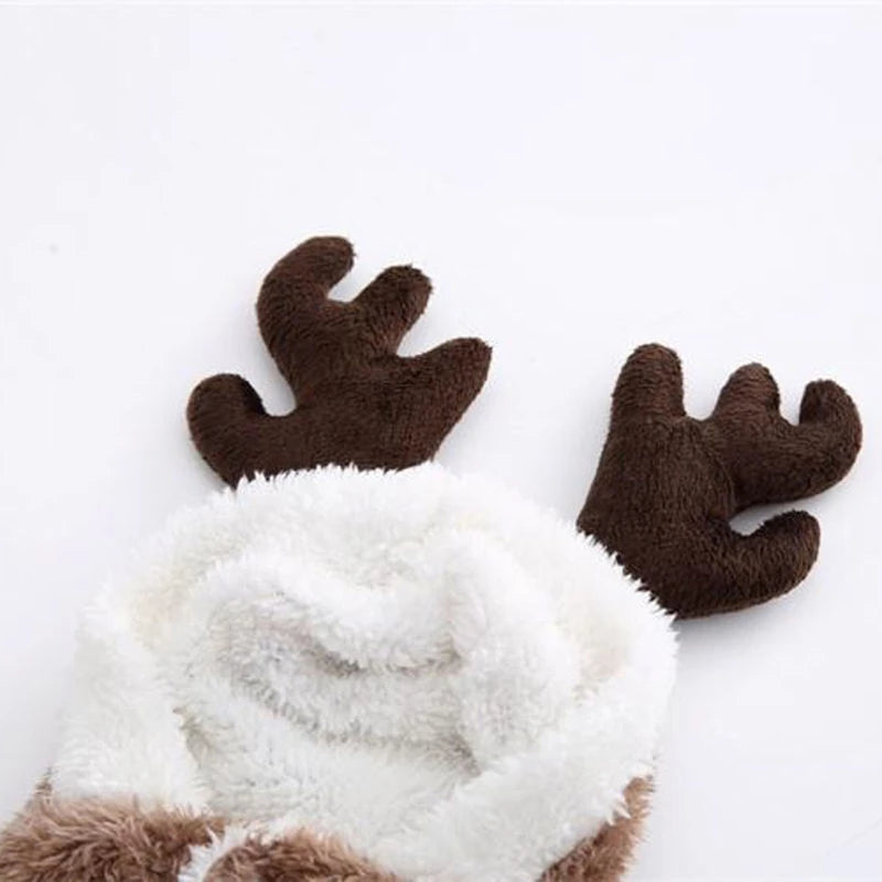 Winter Cat Clothes Warm Fleece Pet