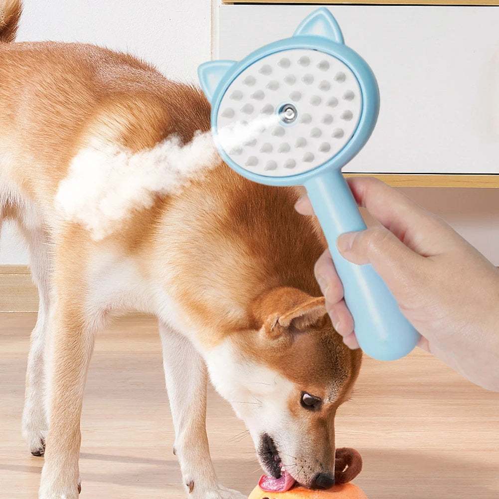 Hair Cleaning Brush With Mist Multifunctional Cat Grooming Brush cs06jp-nn.myshopify.com