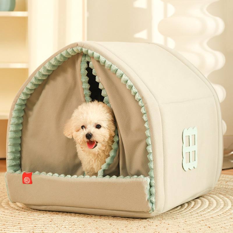 Kennel Winter Warm Small Dog House Closed cs06jp-nn.myshopify.com