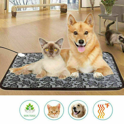 Thermal heating waterproof bed pad for pets keeping dogs and cats warm and cozy